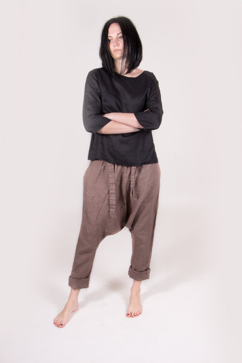linen harem pants