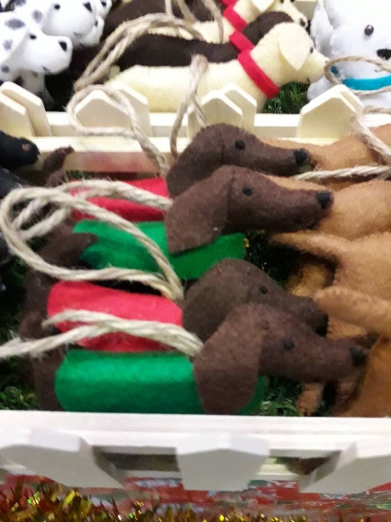 Hanging Sausage/ Dachshund Dog Decoration Etsy UK