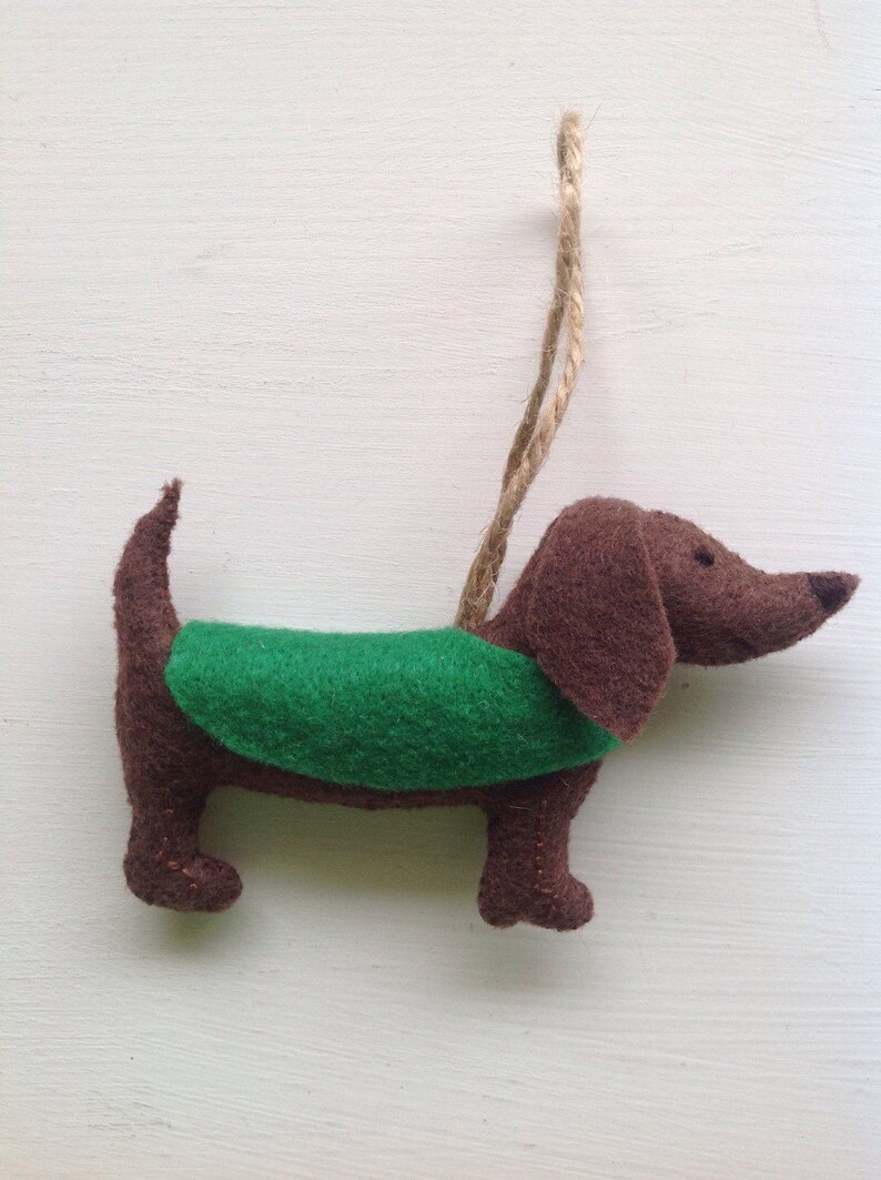 Hanging Sausage/ Dachshund Dog Decoration Etsy UK