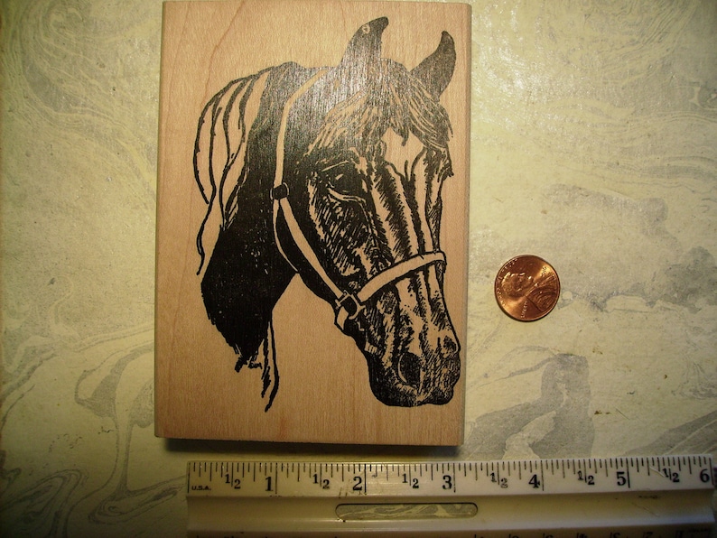 Horse Wooden Stamp Set