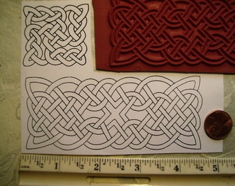 tattoo celtic knots rope  rubber stamp un-mounted scrapbooking rubber stamping