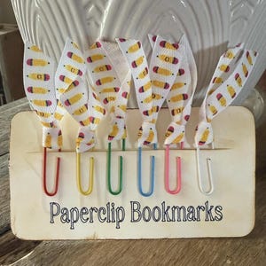 Teacher Paperclip Bookmarks/Planner/Journaling