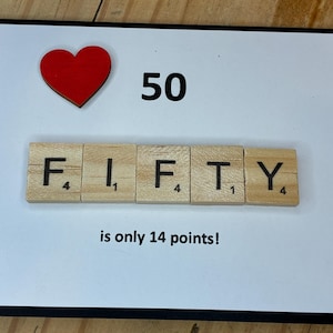 50th Birthday Card