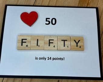 50th Birthday Card