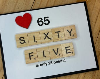 65th Birthday Card