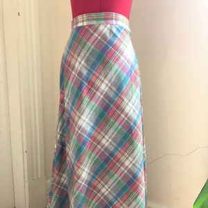 Vintage Plaid Skirt