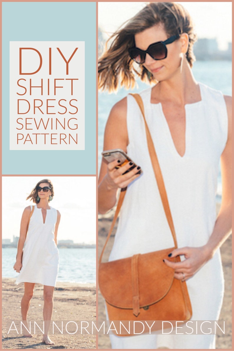 Shift Dress Pattern Linen Dress Pattern PDF Sewing Patterns - Etsy