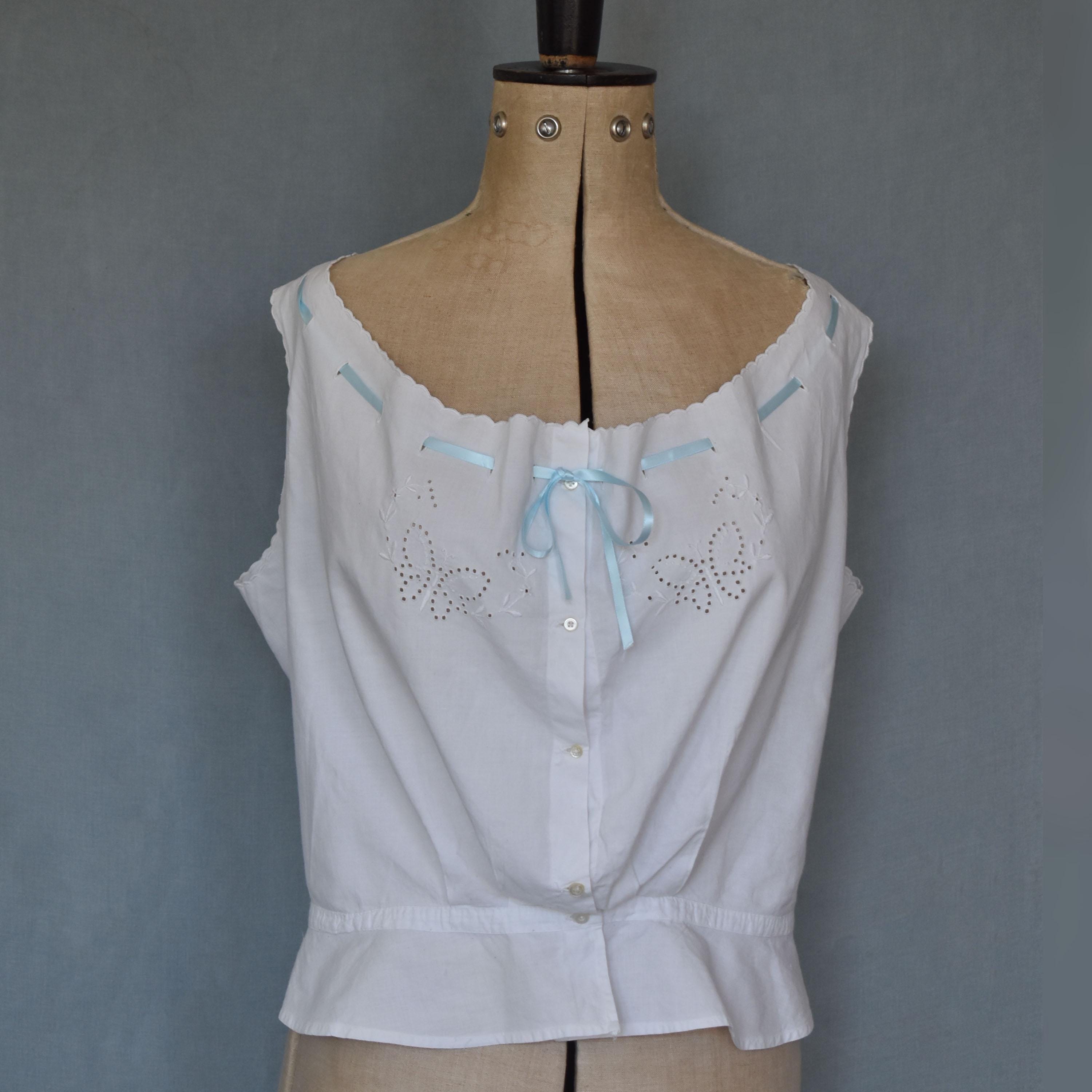Camisole Broderie White - Etsy
