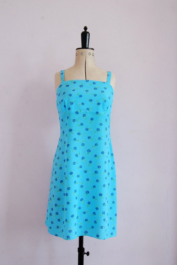 90s floral babydoll dress