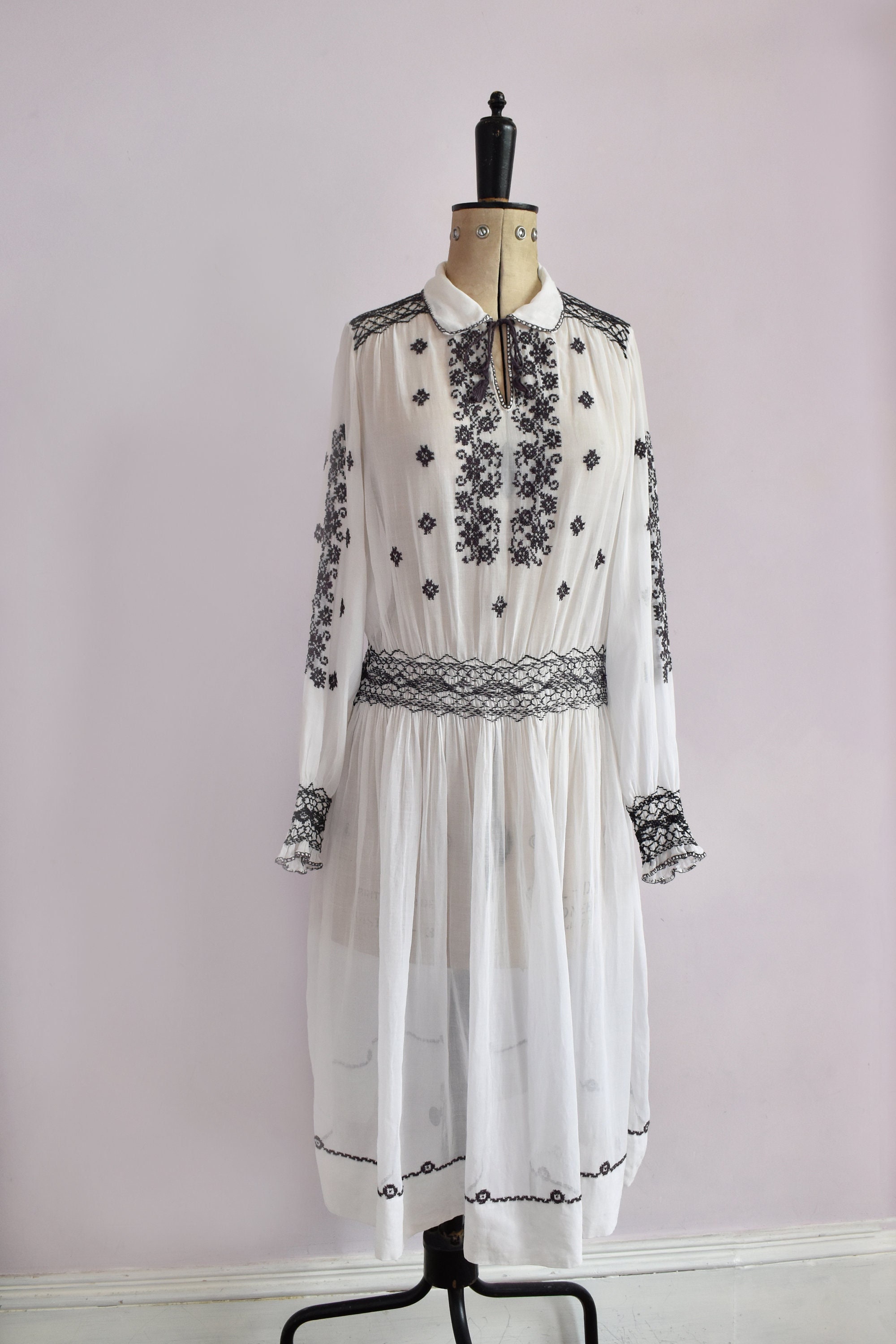 elegant walima dresses colour combinations Zara Handloom Cotton Knee-Length Shirt Dress with Embroidery main image 0