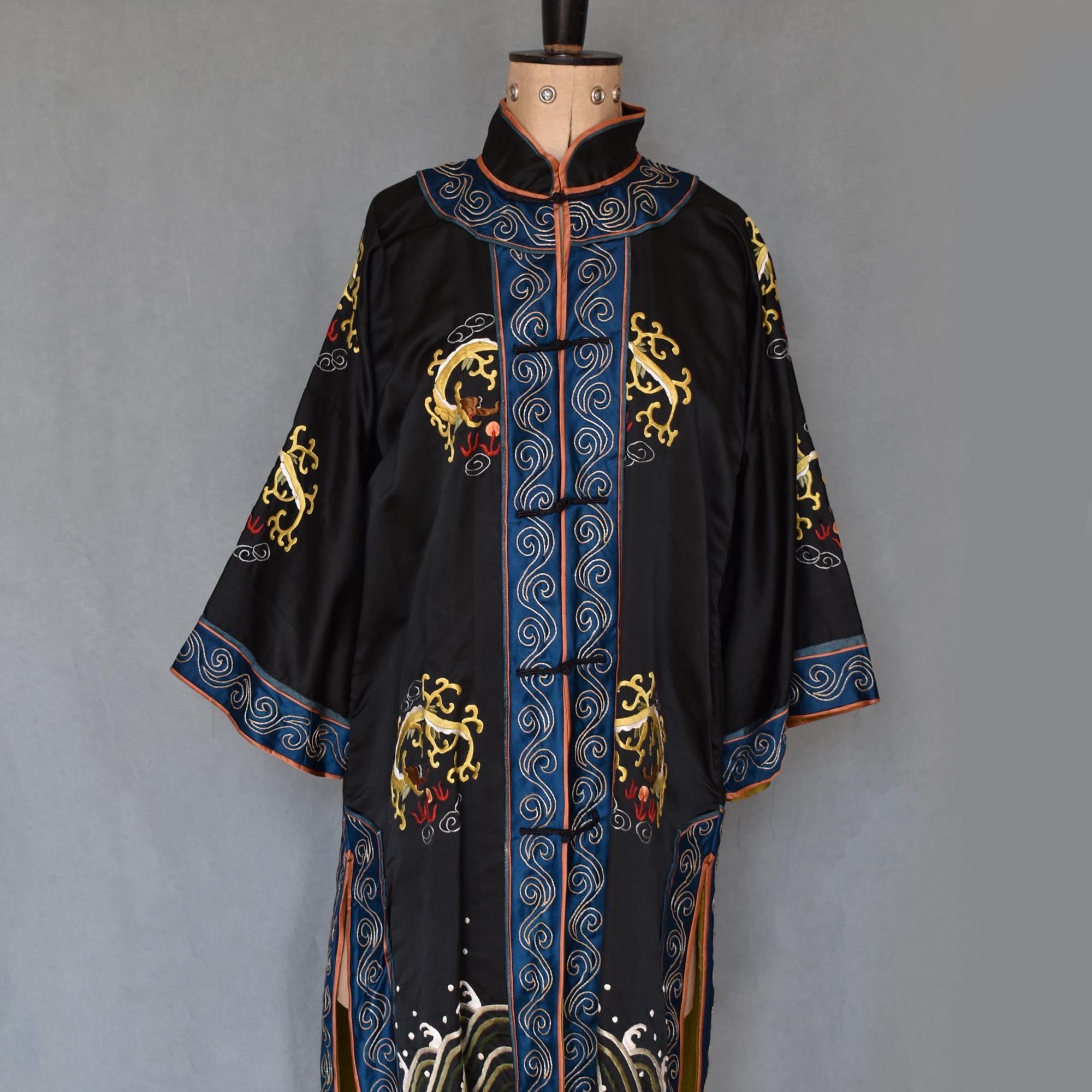 Antique embroidered chinese coat - Etsy 日本