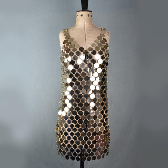 【関税込み】PACO RABANNE Acrylic knit dress Rabanne Acrylic knit dress - Light Blue | 22FIRO460PS0375P450