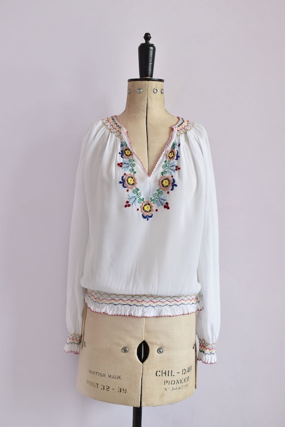 gypsy peasant blouse