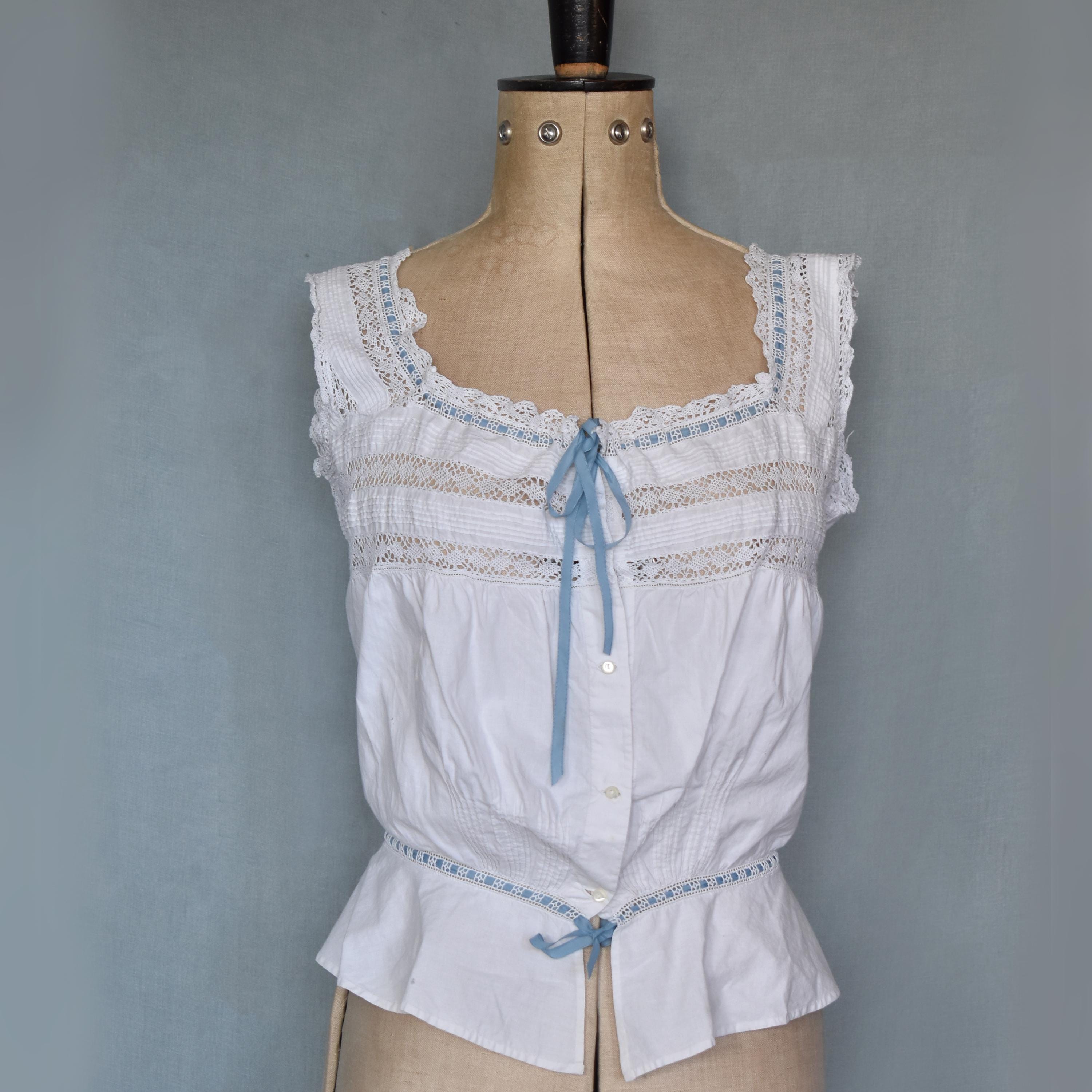 Cotton Crochet Corset Cover - Etsy