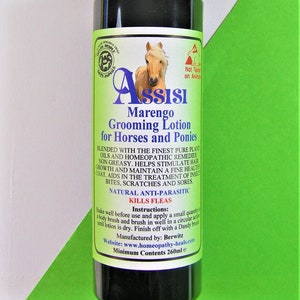 ASSISI All Purpose Marengo Grooming Lotion For Horses & Ponies 260ml spray Safe, Natural, cruelty free image 1