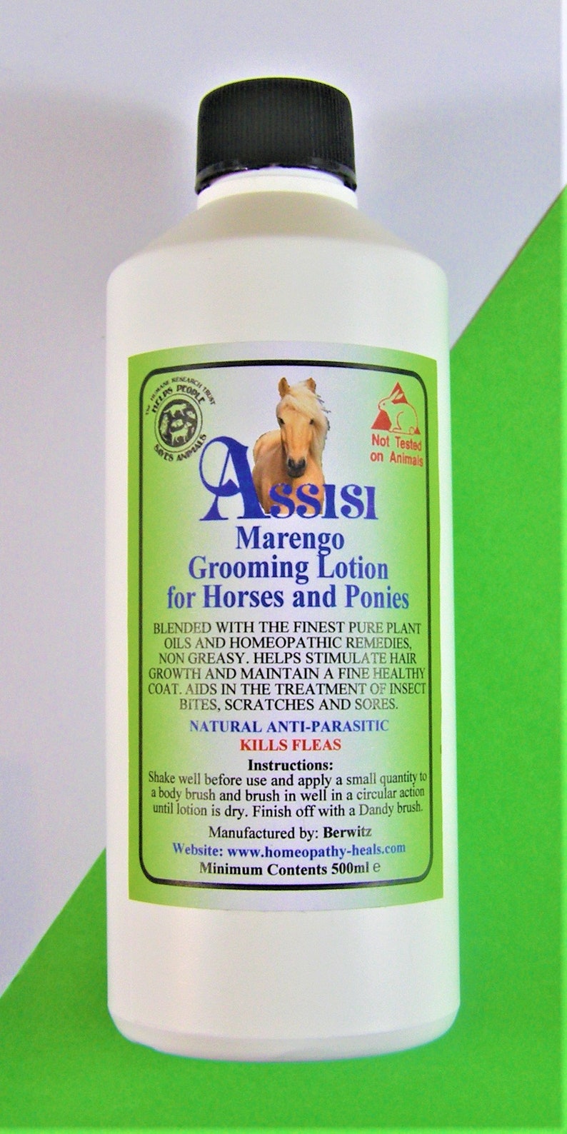 ASSISI All Purpose Marengo Grooming Lotion For Horses & Ponies 260ml spray Safe, Natural, cruelty free image 6