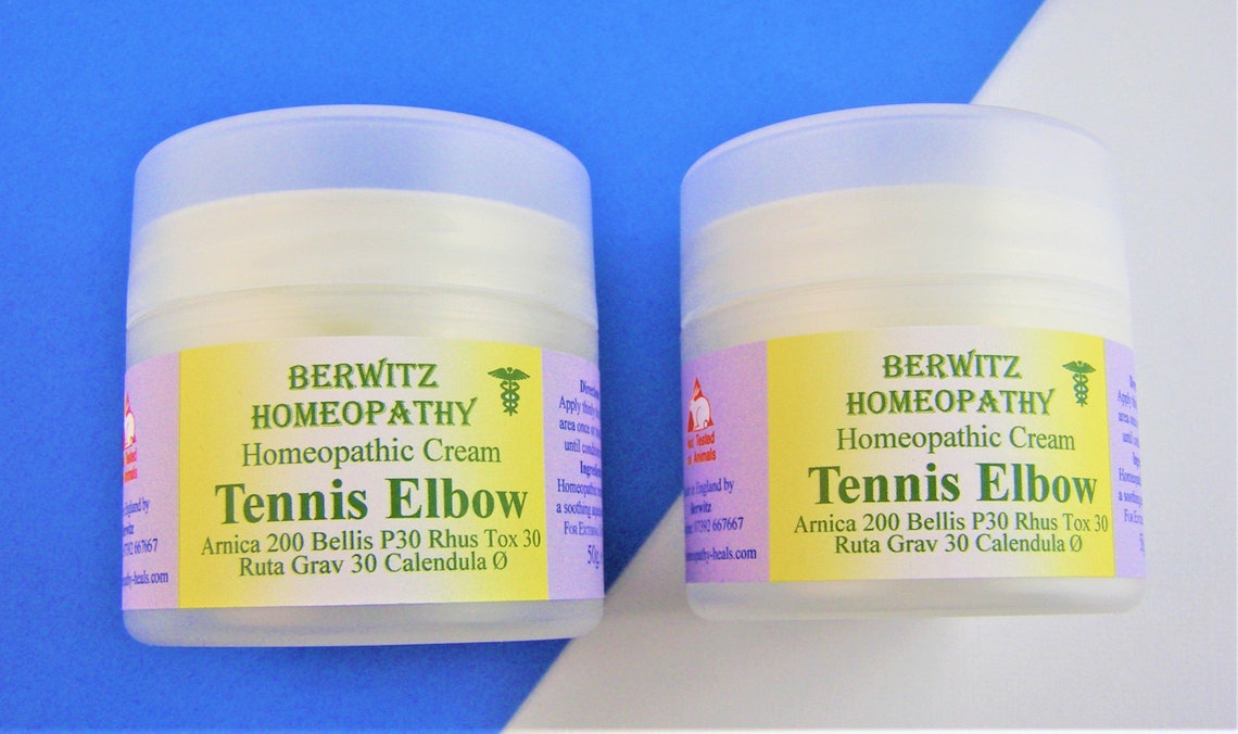 TENNIS ELBOW HOMEOPATHY Cream for R.S.I. Muscle/joint Pain Etsy
