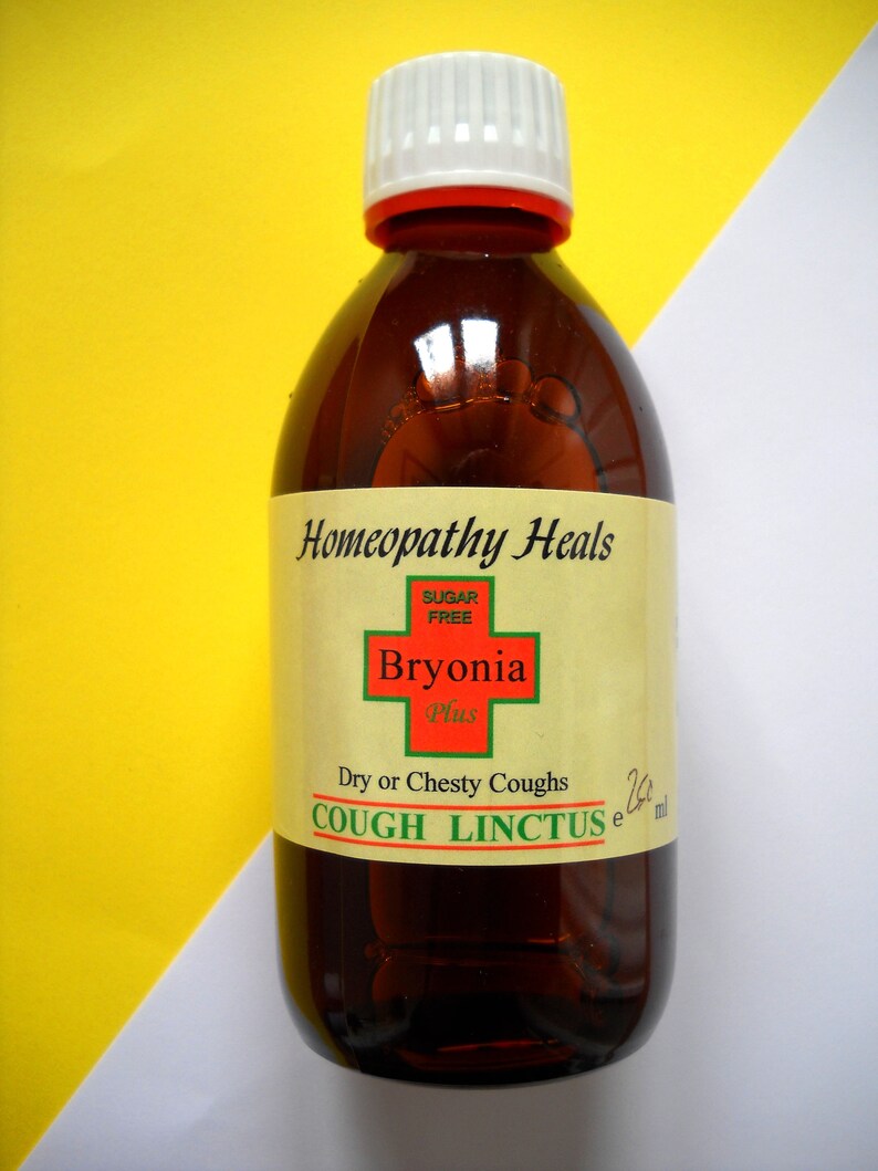 BRYONIA Plus Cough Syrup/linctus for Dry Hacking Coughs Sore Etsy