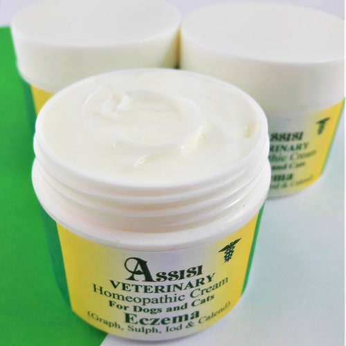 ECZEMA HOMEOPATHY CREAM for Dogs & Cats with shops flaky ,dry skin eczema