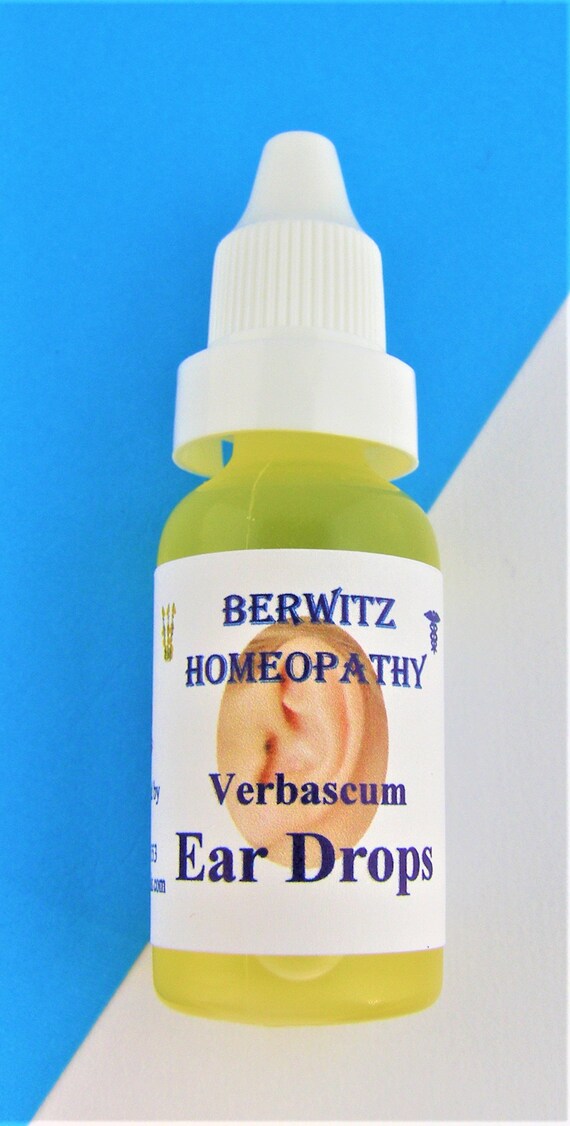 HOMEOPATHIC EAR DROPS With Verbascum Oil 15ml Soothes Etsy