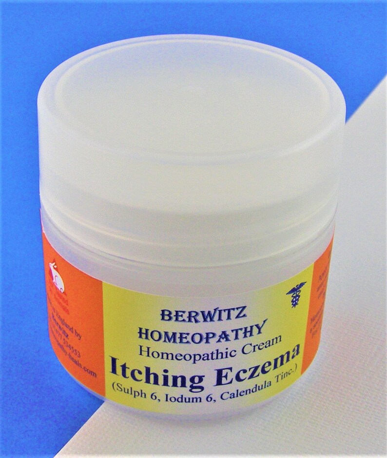 ITCHING ECZEMA CREAM From Berwitz Homeopathics 50g Jar Etsy
