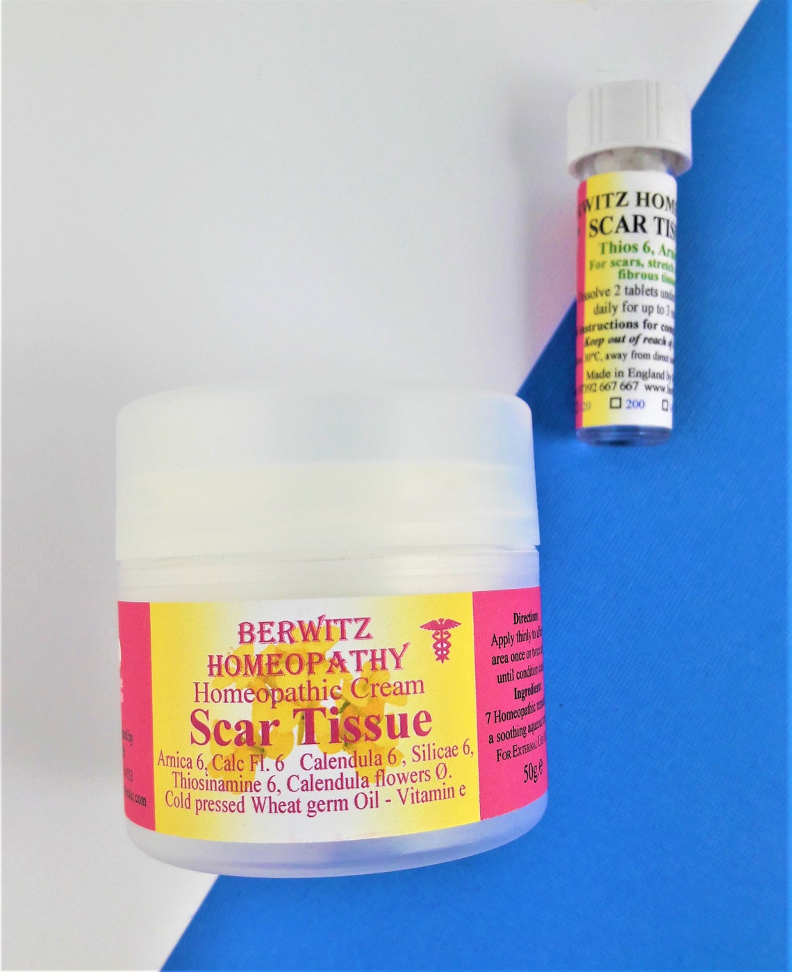 SCAR TISSUE HOMEOPATHY Cream Kit for Post Operative & Scar Etsy