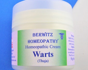 Homeopathy Thuja Warts Cream Remedy KiT  50g Deluxe Jar