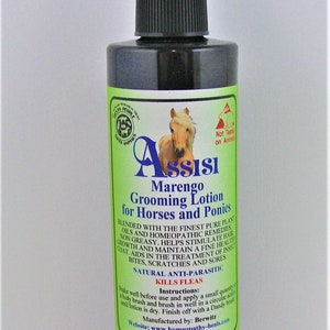 ASSISI All Purpose Marengo Grooming Lotion For Horses & Ponies 260ml spray Safe, Natural, cruelty free image 3