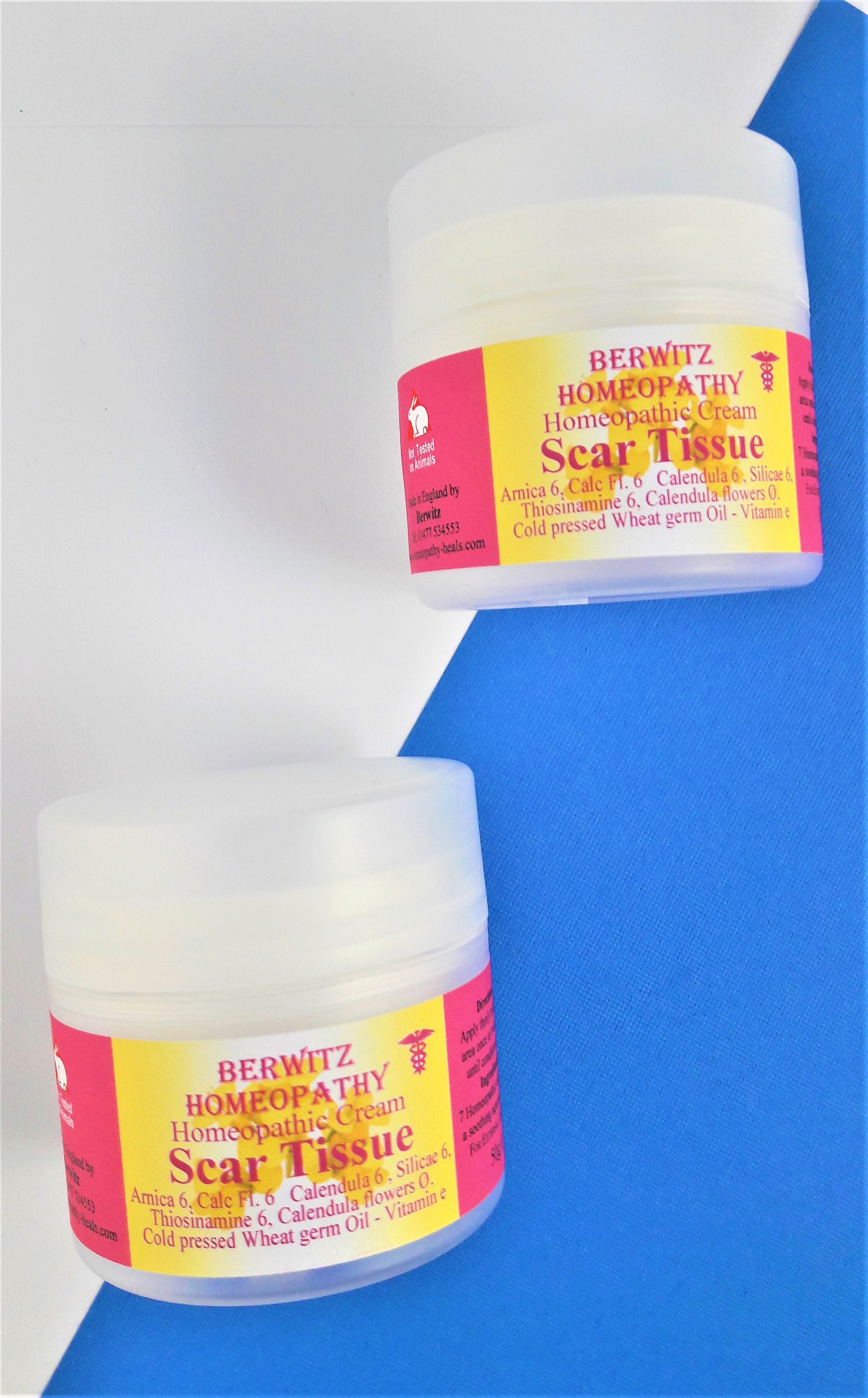 HOMEOPATHY SCAR TISSUE Cream Helps Reduce & Heal Unsightly Etsy UK