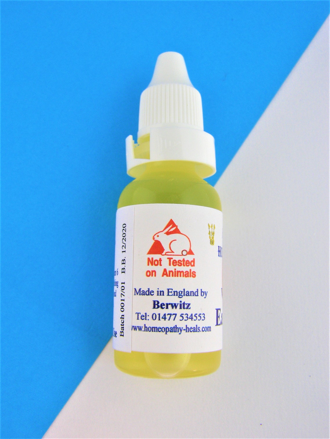 HOMEOPATHIC EAR DROPS With Verbascum Oil 15ml Soothes, Clears Hardened