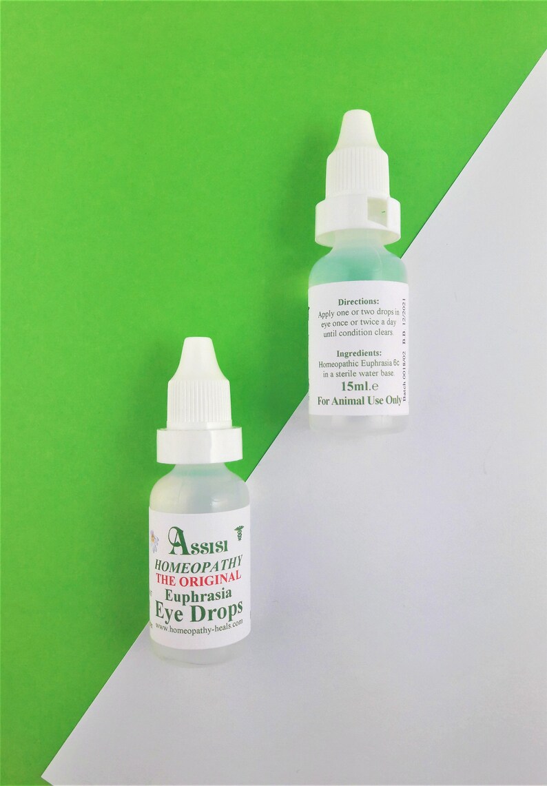 Assisi EYE DROPS HOMEOPATHY Euphrasia natural eye drops for Etsy