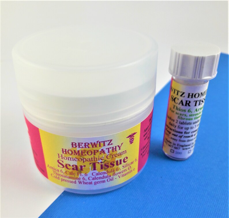 SCAR TISSUE HOMEOPATHY Cream Kit for Post Operative & Scar Etsy