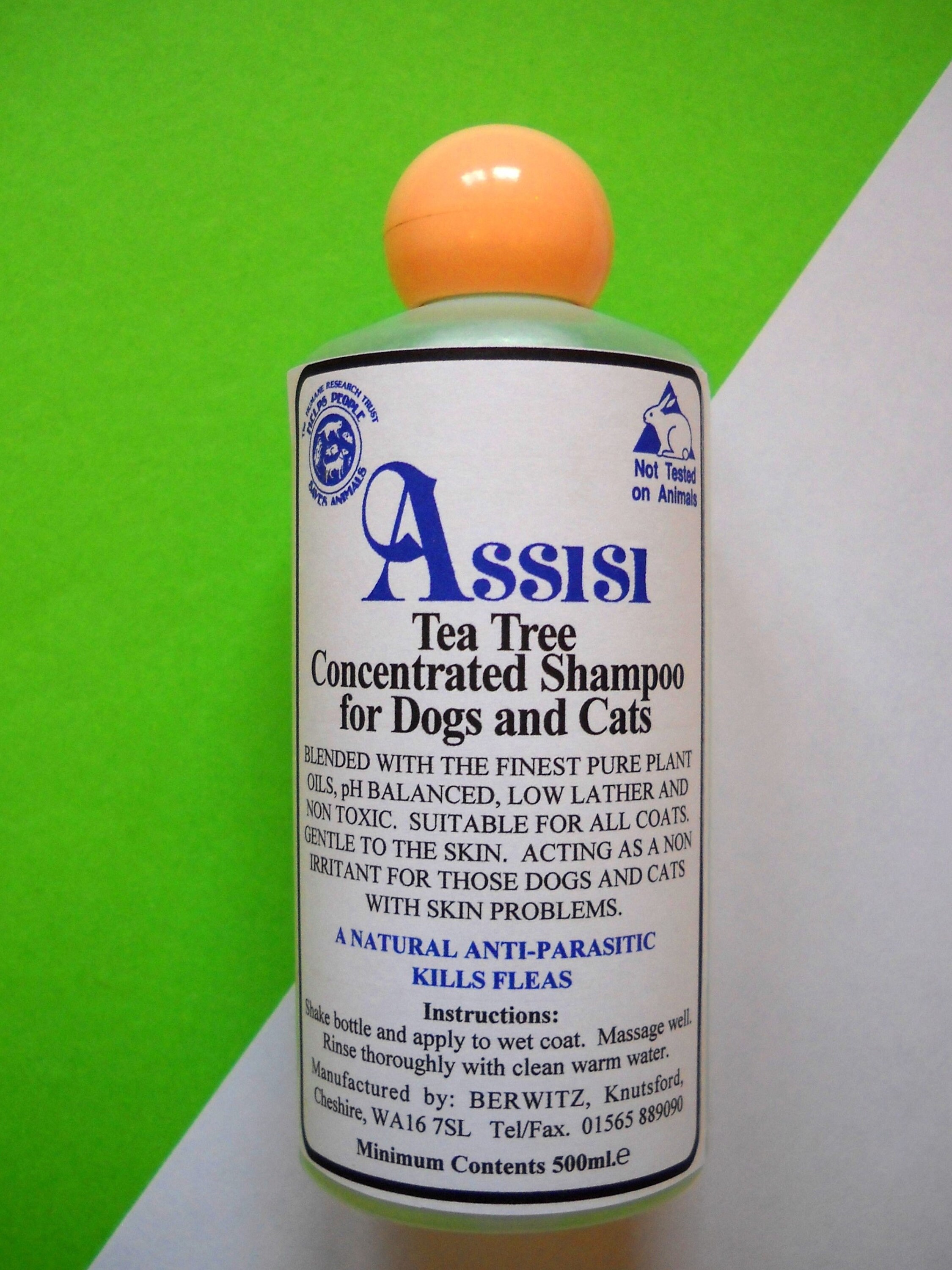 ASSISI TEA TREE Natural Shampoo by Assisi Veterinary 550 Ml for Dogs and Cats Sulphate Free Kills Fleas Naturally Etsy Canada