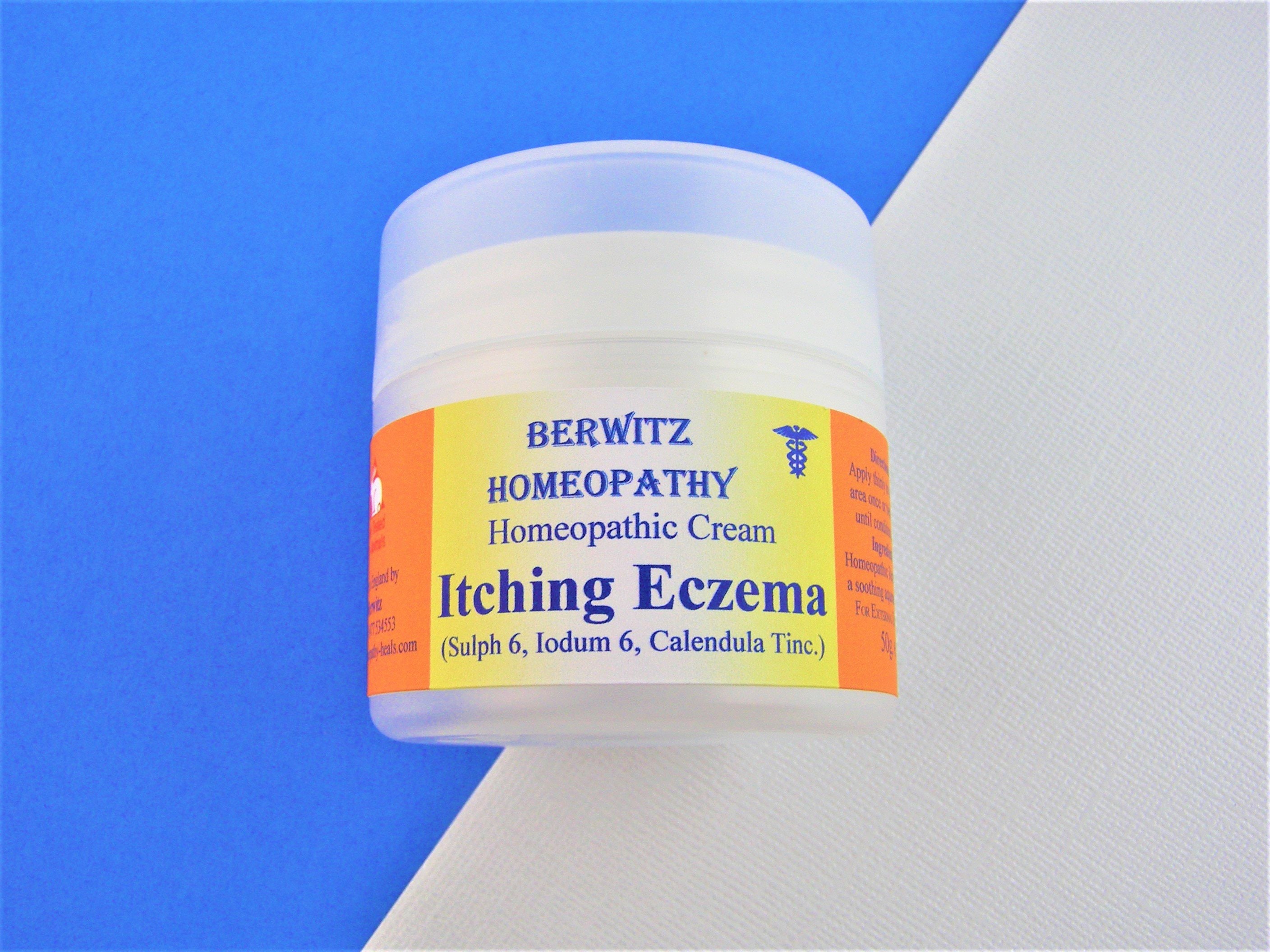 ITCHING ECZEMA CREAM from Berwitz Homeopathics 50g Jar Etsy