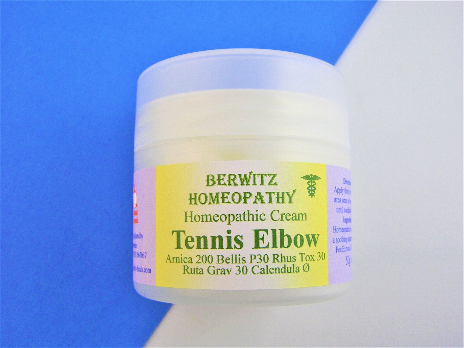 TENNIS ELBOW HOMEOPATHY Cream for R.S.I. Muscle/joint Pain Etsy