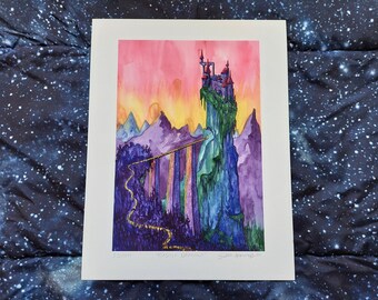 Castle Dracula, Giclée Print