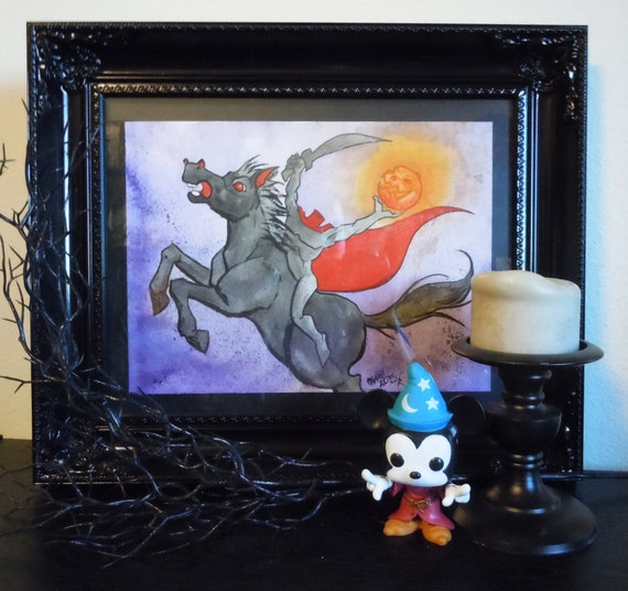 Headless Horseman Disney Legend Of Sleepy Hollow Original Etsy Headless Horseman Disney Legend Of Sleepy Hollow Original Etsy