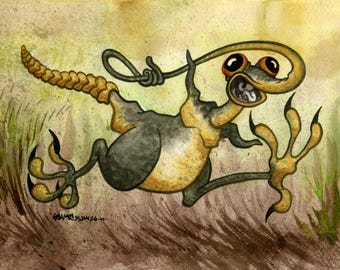 Roperite, Original Watercolor Painting