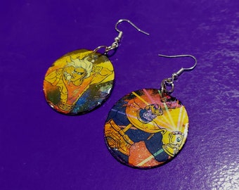 Thanos and Adam Warlock, Handmade Earrings