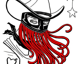 Orville Peck, Original Ink Drawing