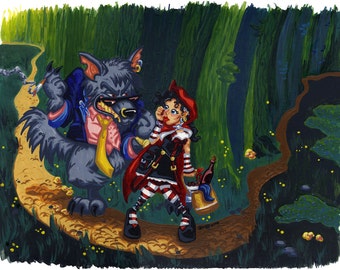 Red Riding Hood, Acrylic