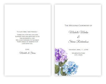 folded wedding program template christmas holly diy etsy