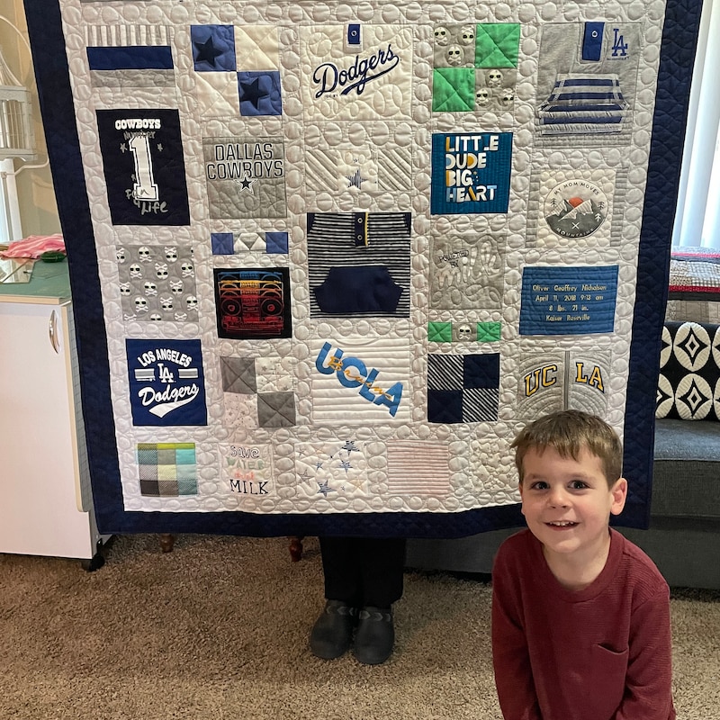 Baby Clothes Quilt - Etsy