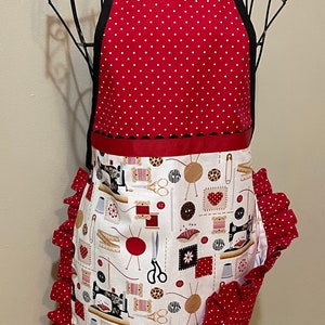 Reversible Ruffled Apron PATTERN