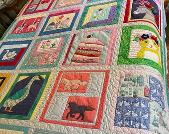 Custom Boden Child’s Clothing Quilt