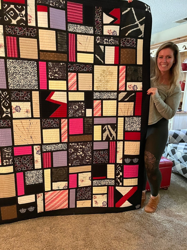 Memory Quilt Out of a Loved Ones Clothing Etsy