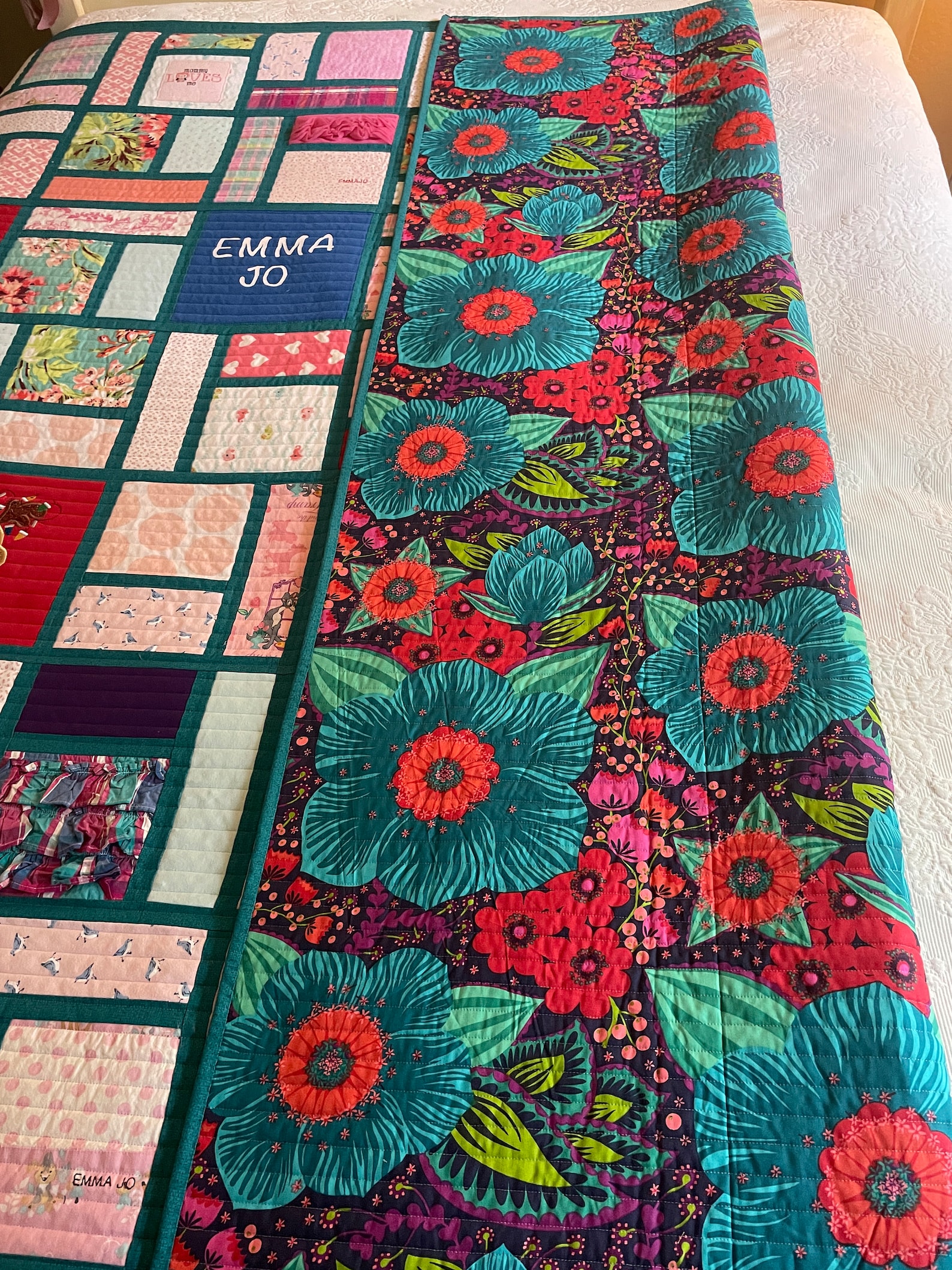 Custom Baby Clothing Quilt - Queen Size - Etsy