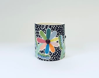 Stars and flowers pot