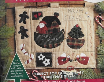 Christmas Wall Quilt Ki t | Gift For Here | Bucilla Patchwork Holiday Quilt Kit | Applique Wall Hanging Kit