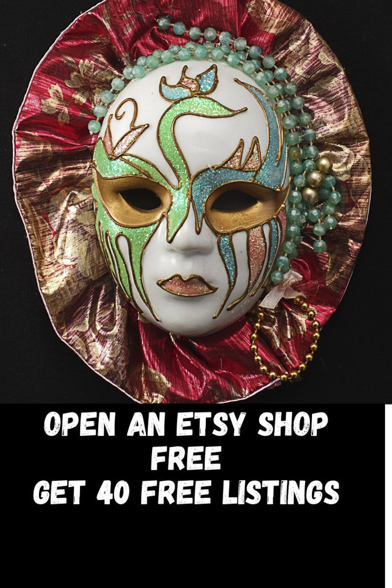 open an etsy shop now. get 40 free listings